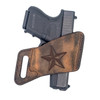 Arma (OWB) Holster - Distressed Brown - Size 1 (Full Size/Compact) - Left Handed - Engraved