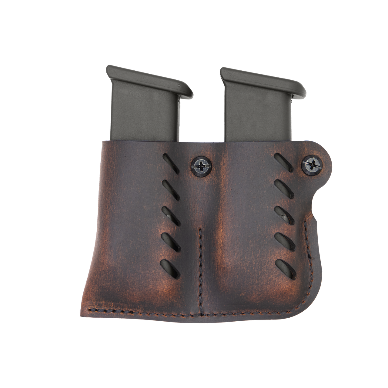 Double Adjustable Magazine Pouch - Distressed Brown - Versacarry