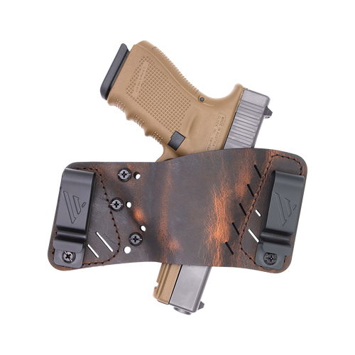 Rapid Slide S3 (IWB/OWB) Holster - Distressed Brown