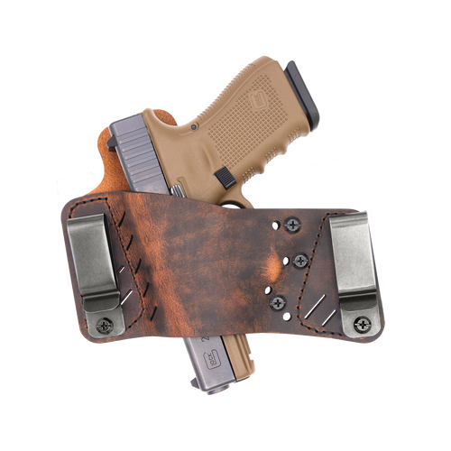 Protector S3 (IWB/OWB) Holster - Distressed Brown - Left Handed
