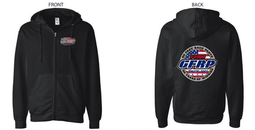 Black 20th Anniversary America Full Zip Hoodie