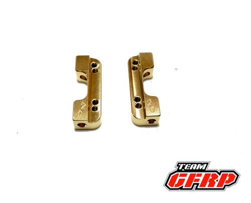 Brass 0/2 Rear Toe Blocks