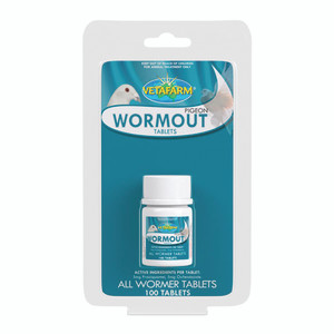 WORMOUT TABLETS - 100 TABS WORMOUT TABLETS - 100 TABS