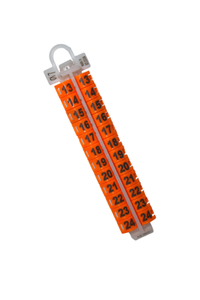 #2719 EZ LOCKRINGS - SIZE 7 13-24 ORANGE