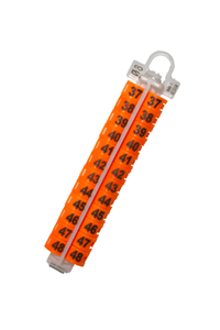 #2763 EZ LOCKRINGS SIZE 8 37-48 ORANGE