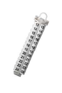 #2776 EZ LOCKRINGS SIZE 8 13-24   WHITE
