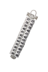 #2778 EZ LOCKRINGS SIZE 8 37-48   WHITE