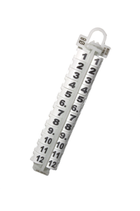 EZ LOCKRINGS SIZE 8 WHITE