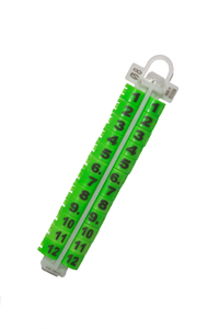 EZ Lockrings Size 8 Green 1-12