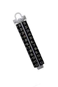 #2738 EZ LOCKRINGS - SIZE 7 BLACK 1 - 12