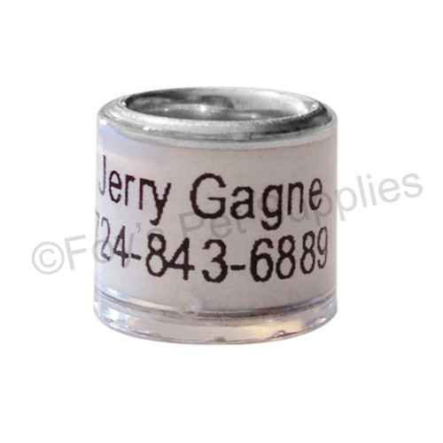 Pigeon Bands Personalized Leg Bands Foy's Pet Supplies