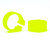 #1253 EZ CLIP RINGS - NARROW - NO NUMBERS -  50 PACK