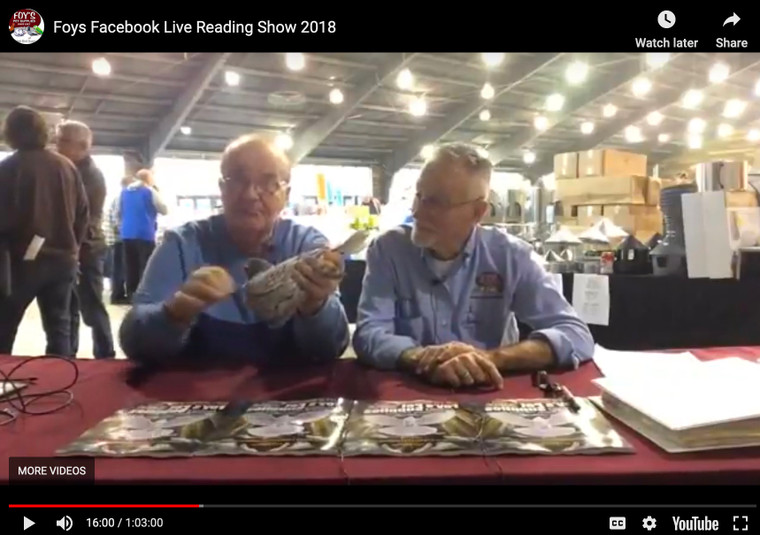 Foy's Facebook Live - Reading Show 2018
