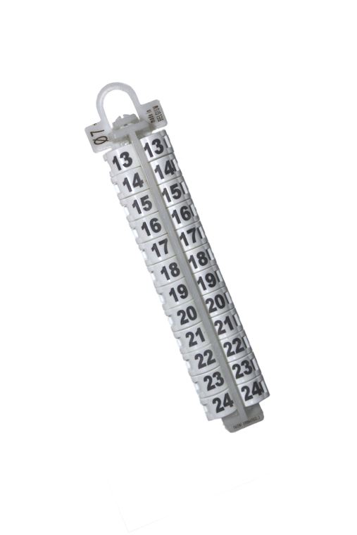 #2734 EZ LOCKRINGS - SIZE 7 13-24   WHITE