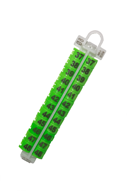 #2758 EZ LOCKRINGS SIZE 8 37-48 GREEN