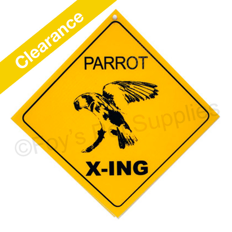 Parrot Crossing Sign