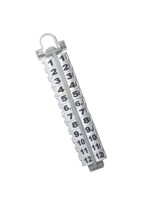 #2733 EZ LOCKRINGS - SIZE 7 WHITE