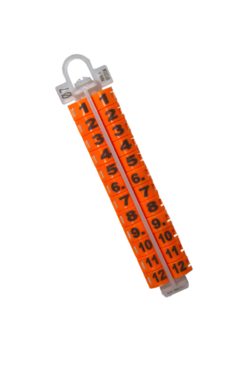 #2718 EZ LOCKRINGS - SIZE 7 ORANGE