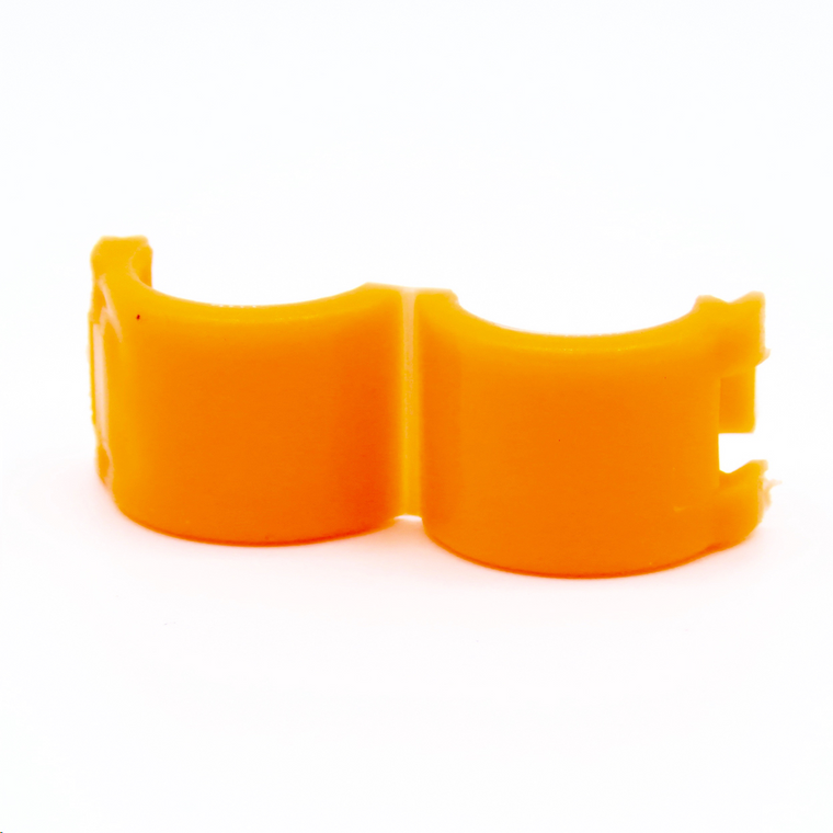 #2745 EZ LOCKRINGS SIZE 8 - NO NUMBERS ORANGE