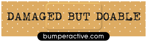 Bumper Sticker: Damaged