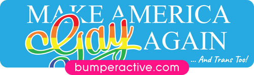 Bumper Sticker: Make America Gay Again