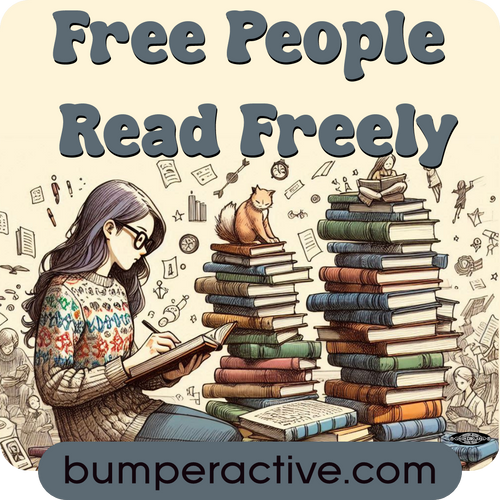 Bumper Sticker: Free People Read Freely