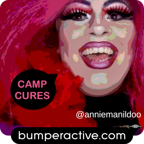 Bumper Sticker: CAMP CURES annie manildoo 7/11
