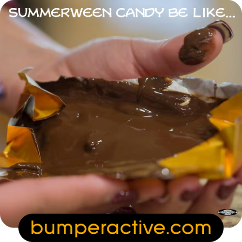 Bumper Sticker: summerween candy be like