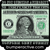 Bumper Sticker: THEY LIVE DOLLAR BILL