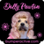 Bumper Sticker: Dolly Pawton; Blonde dog with blonde wig