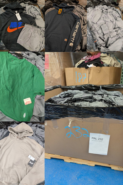 788pc MOSTLY NIKE! Free People CARHARTT - OVERSTOCKS #PAL 232 788pc MOSTLY NIKE! Free People CARHARTT - OVERSTOCKS #PAL 232