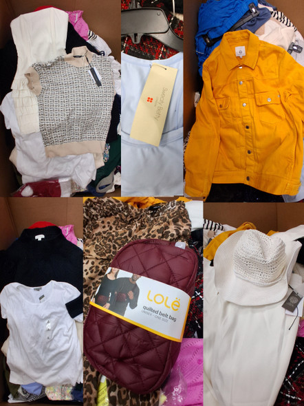 399pc Mixed Clothing + More AG Kasper SWEATY BETTY Aqua RVCA & More #PAL-371