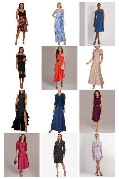 610pc GOWNS & DRESSES PAPELL Mattox XSCAPE Donna Karen RALPH CK  #PAL-193