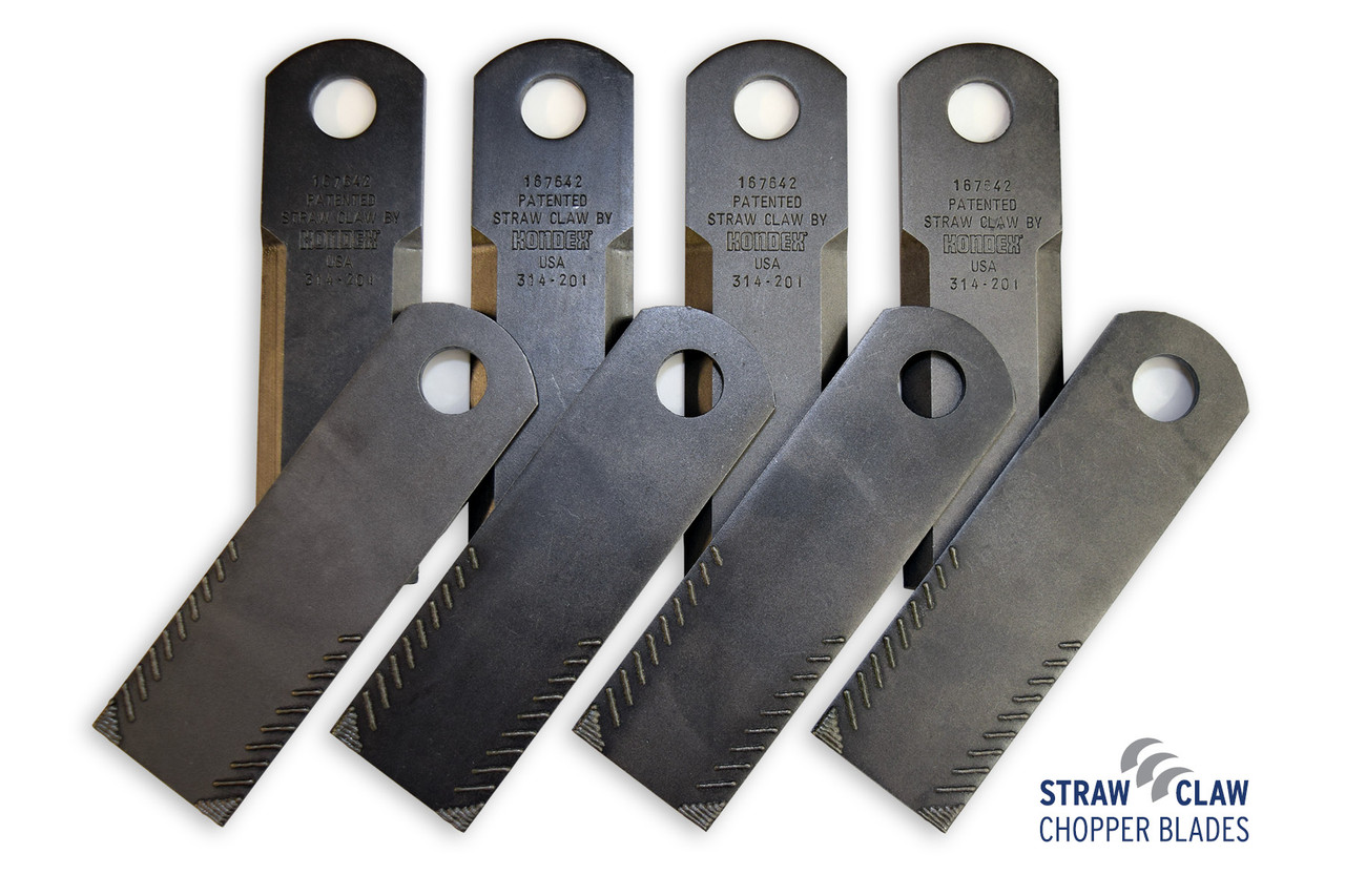 Straw Claw® Chopper Blades, New Holland Compatible