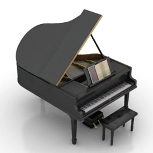 Piano 3D Model