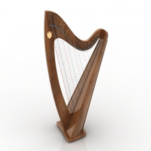 Harp 3D Model