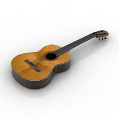 Guitar 3D Model