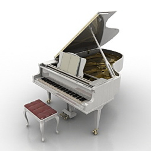 Piano 3D Model