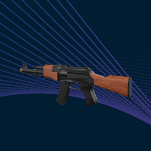 Toy AK-47 - 3D object