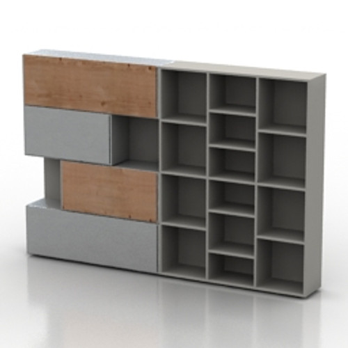 Bookshelf - 3D model