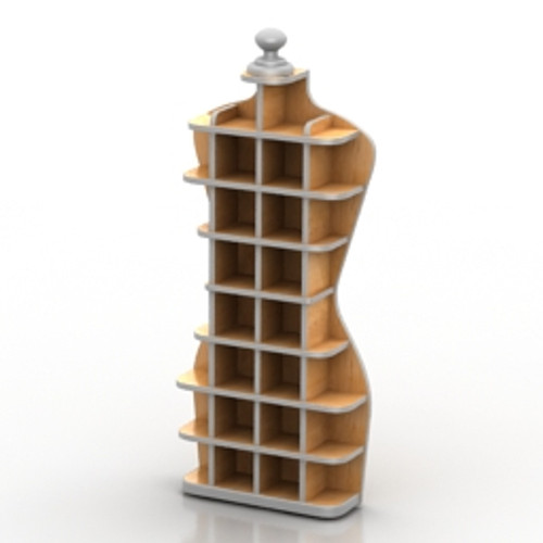 Rack margaret shelves - 3D model