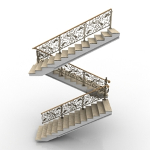 Stair 3D Model