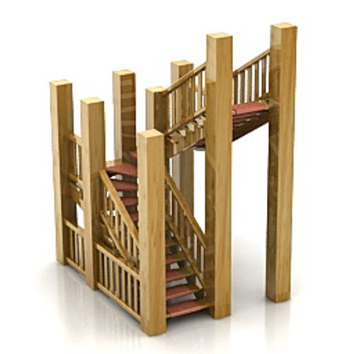 Stair 3D Model