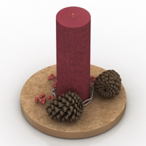 Candle 3D Model