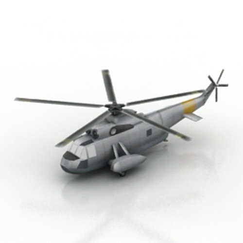 Helicopter 3D Model