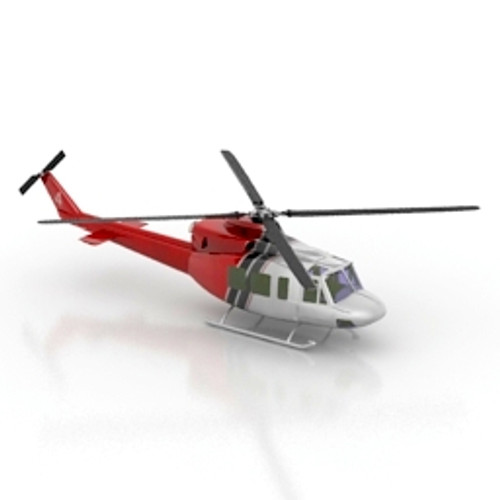 Helicopter 3D Model