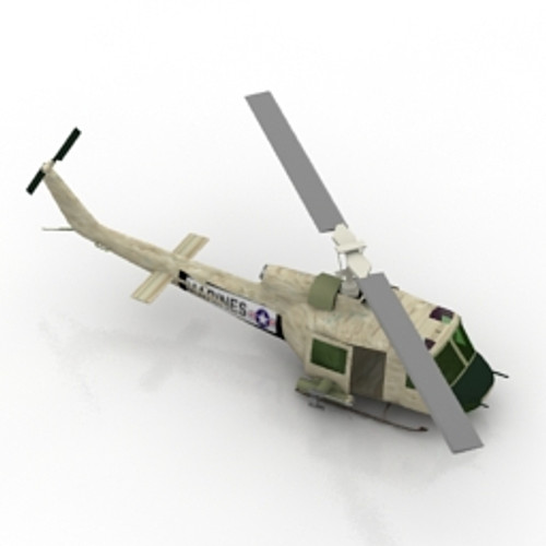 Helicopter 3D Model