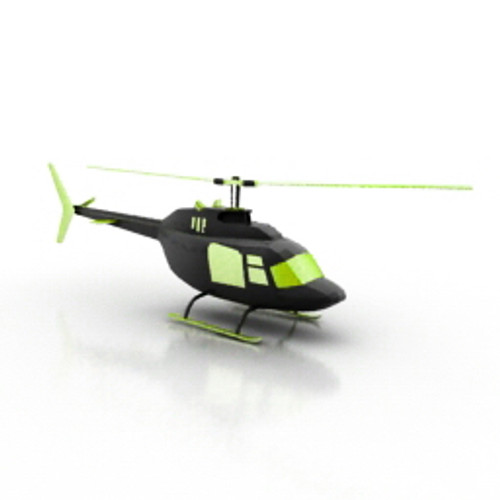 Helicopter 3D Model