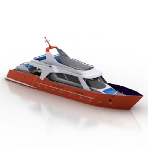 Boat 3D Model