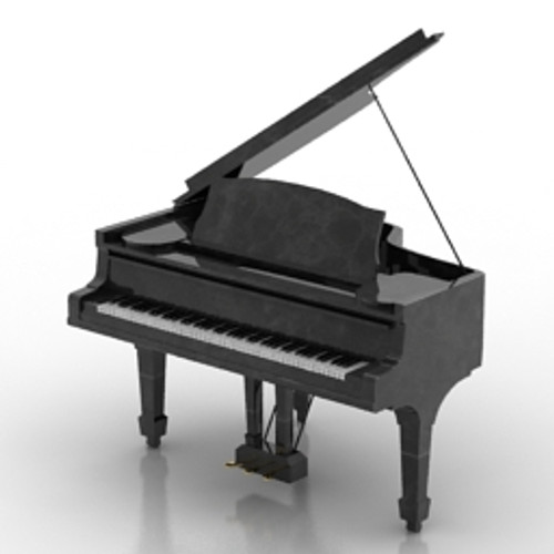 Piano 3D Model